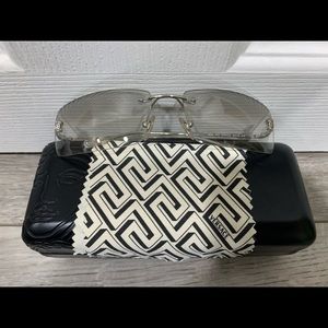 Versace Rimless Sunglasses